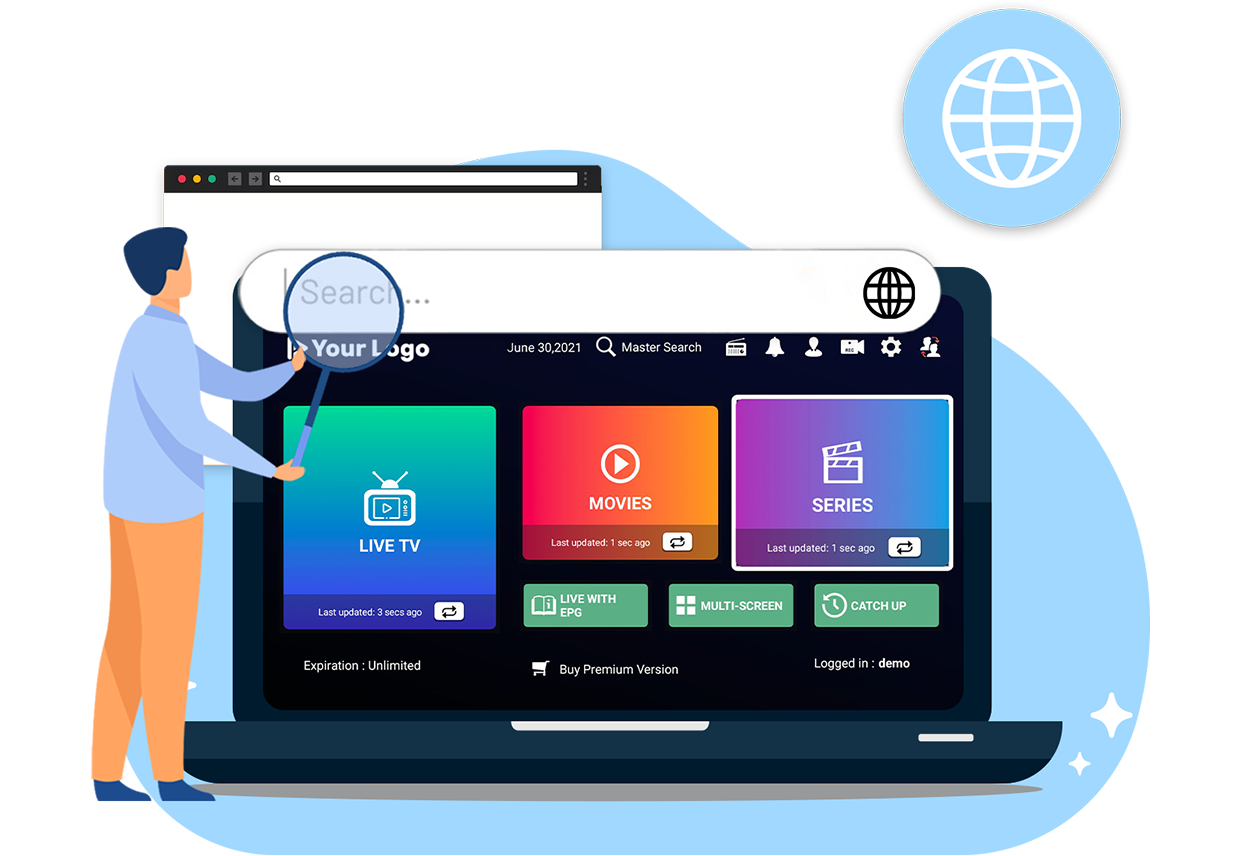 Web Browser Player